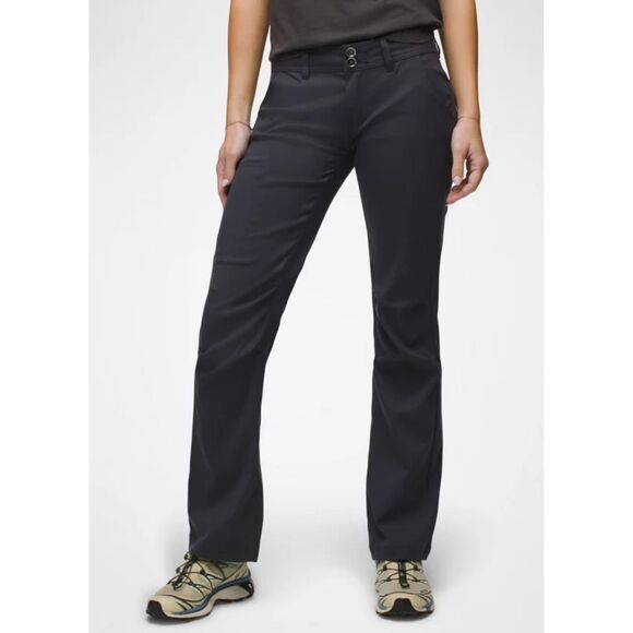 Prana Pantalon Femme 12 Halle Pantalon Roll Tab Gris